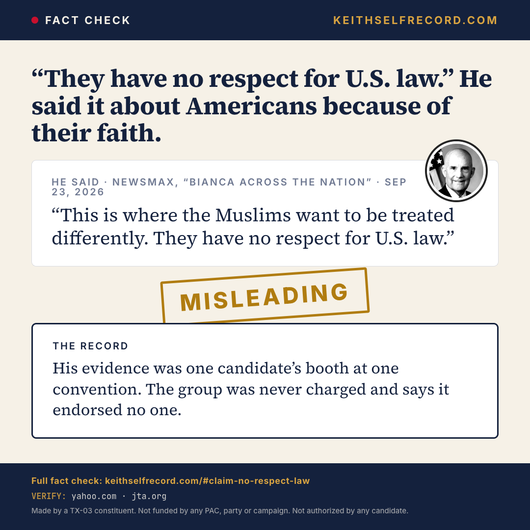 Fact-check graphic: They have no respect for U.S. law